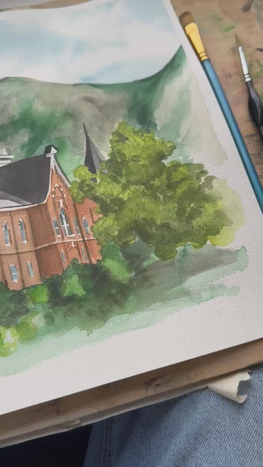 Provo City Center Temple ORIGINAL Painting